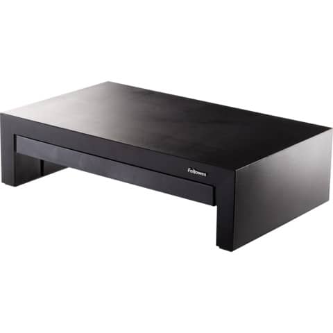 Supporto FELLOWES Monitor Designer Suites plastica nero altezza regolabile 11/13/15cm - 8038101